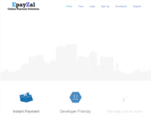 Tablet Screenshot of epayzal.com